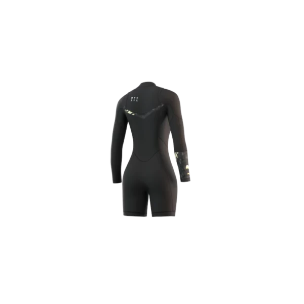 Mystic Dazzled 3/2 Long Arm Shortleg Womens Front Zip Wetsuit 2024 4 Mystic Dazzled 3/2 Long Arm Shortleg Womens Front Zip Wetsuit 2024 - Image 2